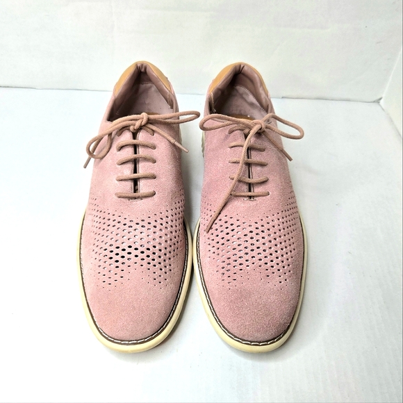 Steve Madden suede sneakers. Vaelen/Vaelo. 13 pale pink - Picture 2 of 12